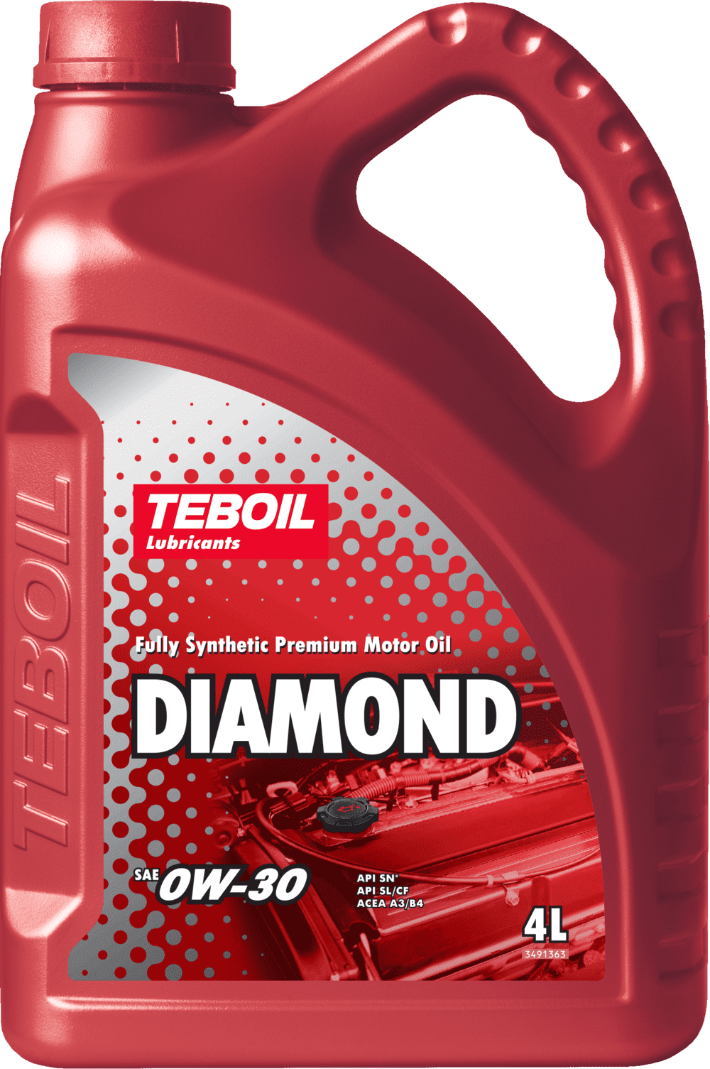 Моторное масло Teboil DIAMOND 0W-30 4 литра