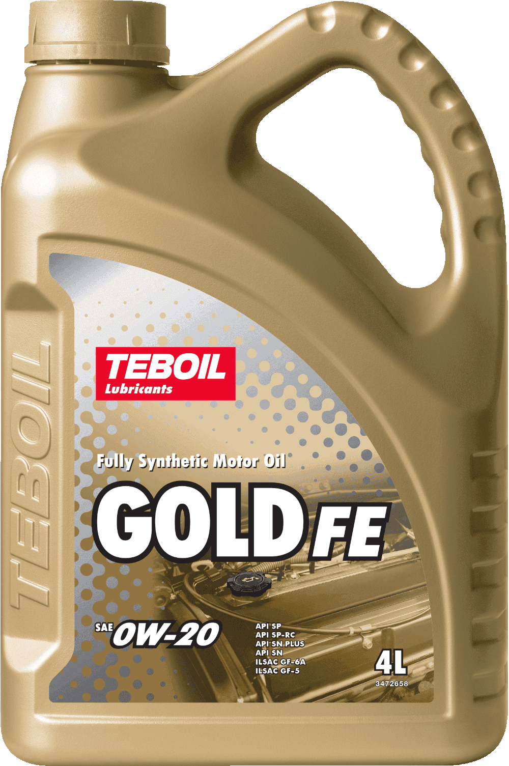 Моторное масло Teboil GOLD FE 0W-20 4 литра