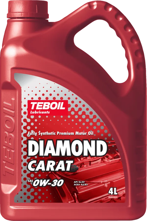 Моторное масло Teboil DIAMOND CARAT 0W-30 4 литра Моторное масло Teboil DIAMOND CARAT 0W-30 4 литра