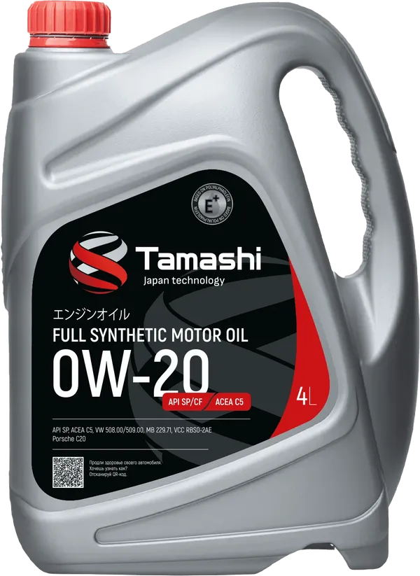 Моторное масло Tamashi SAE 0W-20 4 литра Моторное масло Tamashi SAE 0W-20 4 литра