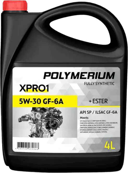 Моторное масло Polymerium XPRO1 5W-30 4 литра Моторное масло Polymerium XPRO1 5W-30 4 литра