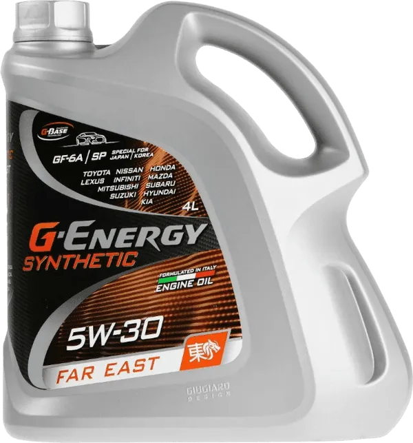 Моторное масло G-Energy Synthetic Far East 5W-30 4 литра Моторное масло G-Energy Synthetic Far East 5W-30 4 литра