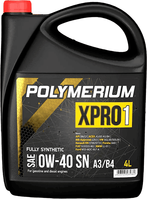 Моторное масло Polymerium XPRO1 0W-40 4 литра