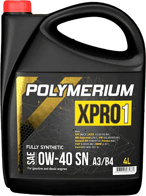 Моторное масло Polymerium XPRO1 0W-40 4 литра