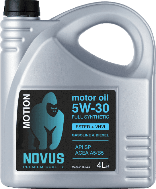 Моторное масло Novus Motion 5W-30 4 литра