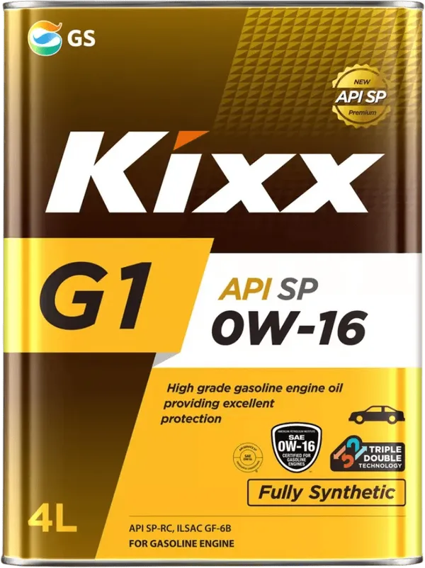 Моторное масло Kixx G1 0W-16 4 литра Моторное масло Kixx G1 0W-16 4 литра