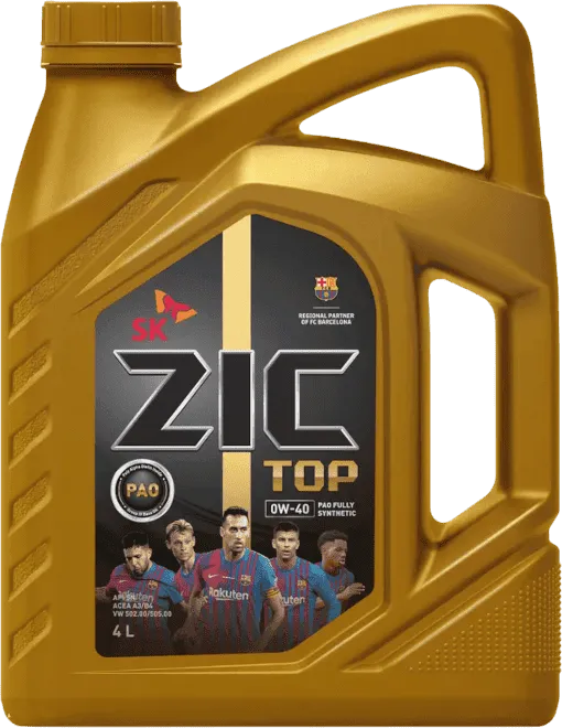 Моторное масло ZIC TOP 0W-40 4 литра Моторное масло ZIC TOP 0W-40 4 литра