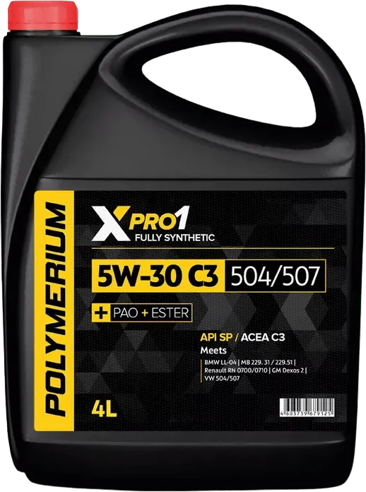 Моторное масло Polymerium XPRO1 5W-30 4 литра Моторное масло Polymerium XPRO1 5W-30 4 литра