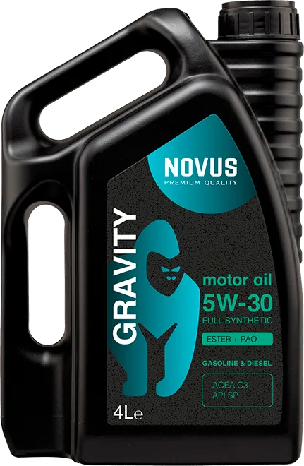 Моторное масло Novus Gravity 5W-30 4 литра