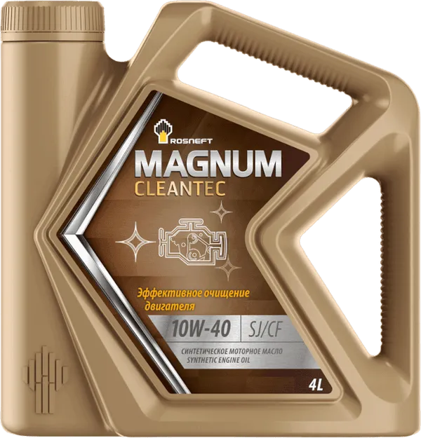 Моторное масло Rosneft Magnum Cleantec 10W-40 4 литра