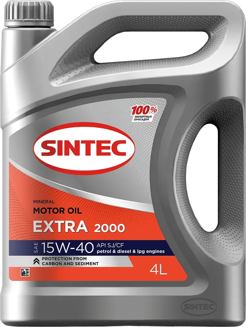 Моторное масло SINTEC Extra 2000 15W-40 4 литра