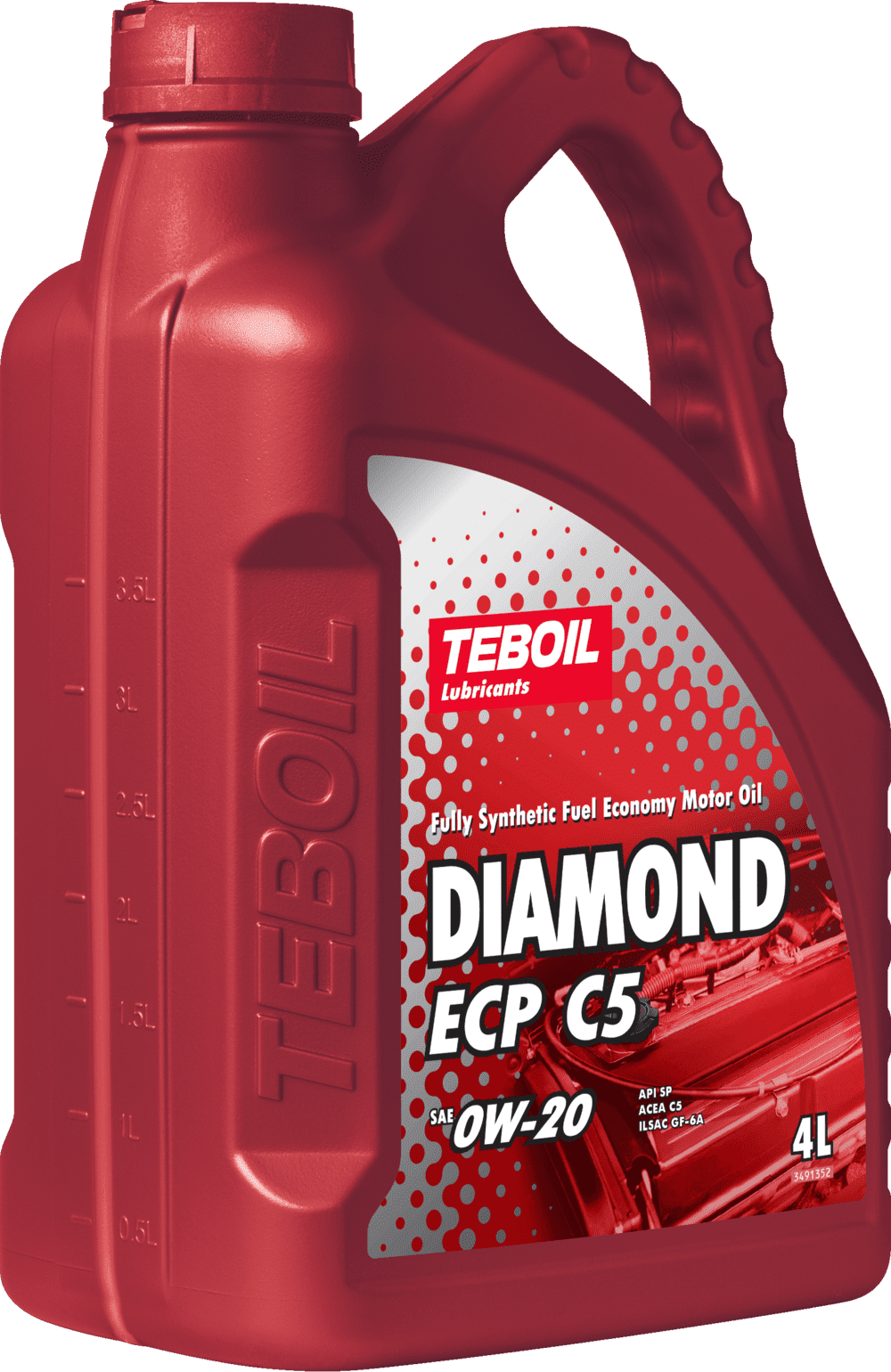 Моторное масло Teboil DIAMOND ECP C5 0W‑20 0W-20 4 литра