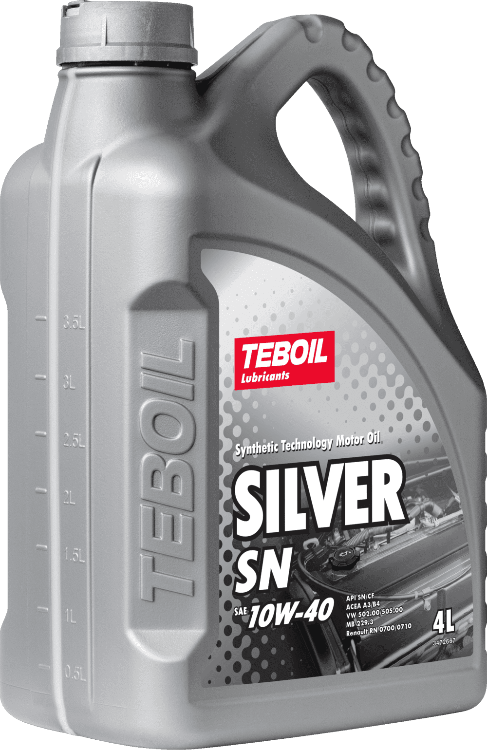 Моторное масло Teboil SILVER SN 10W-40 4 литра