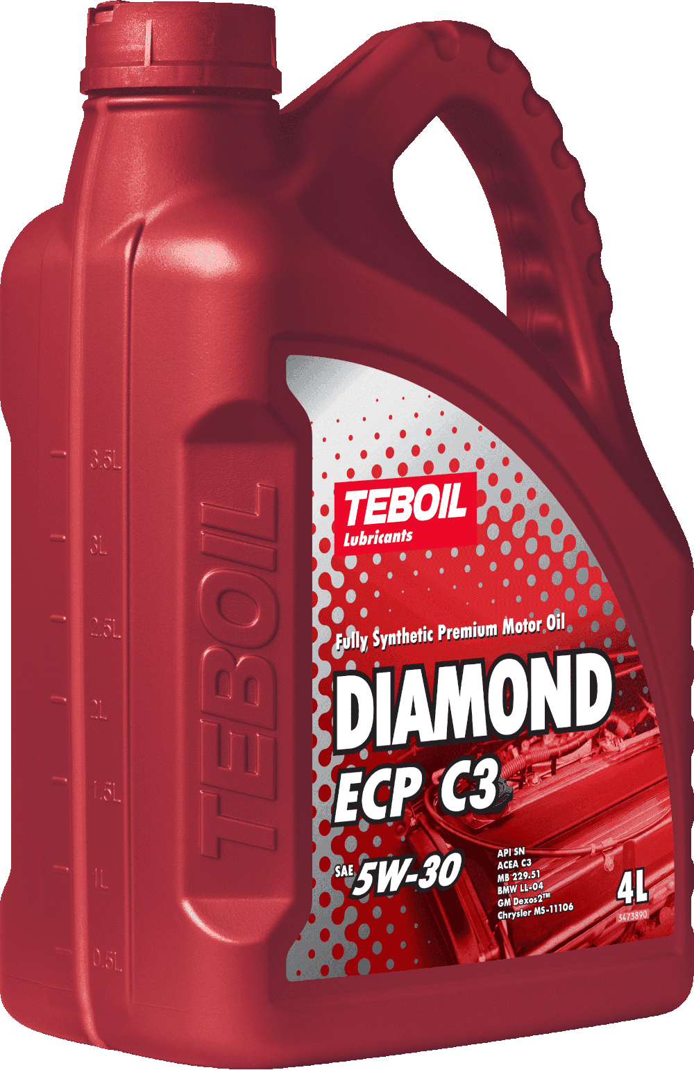 Моторное масло Teboil DIAMOND ECP 5W-30 4 литра