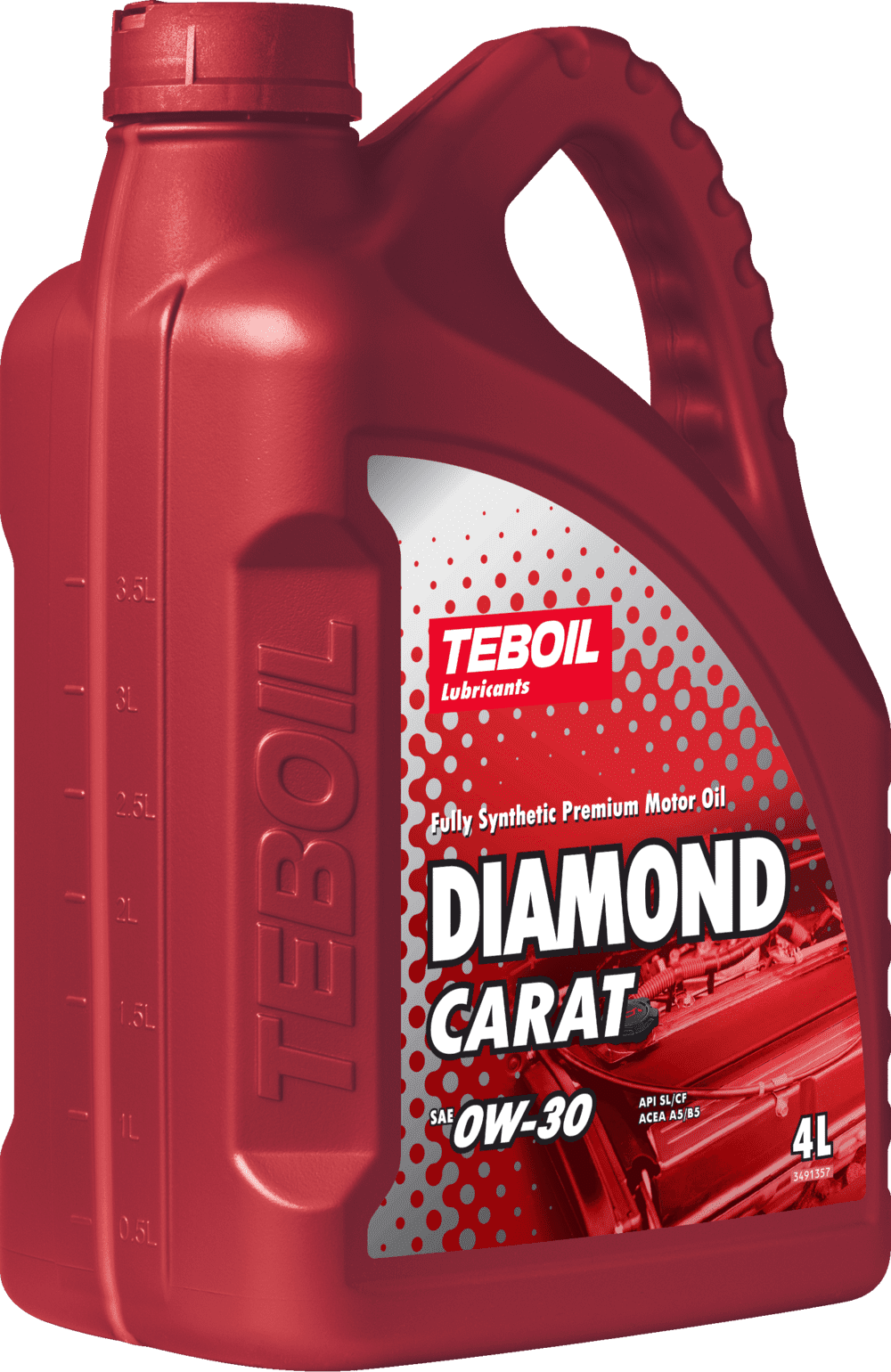 Моторное масло Teboil DIAMOND CARAT 0W-30 4 литра