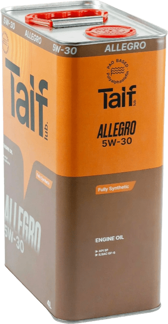 Моторное масло Taif Allegro 5W-30 4 литра