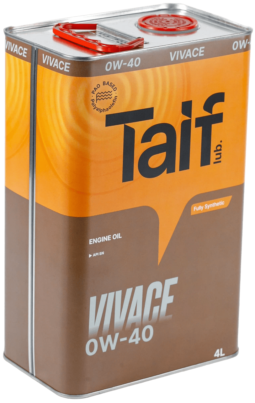 Моторное масло Taif Vivace 0W-40 4 литра