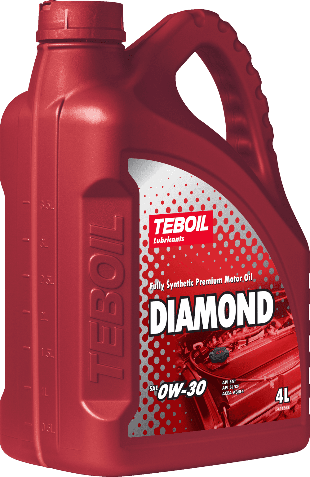 Моторное масло Teboil DIAMOND 0W-30 4 литра