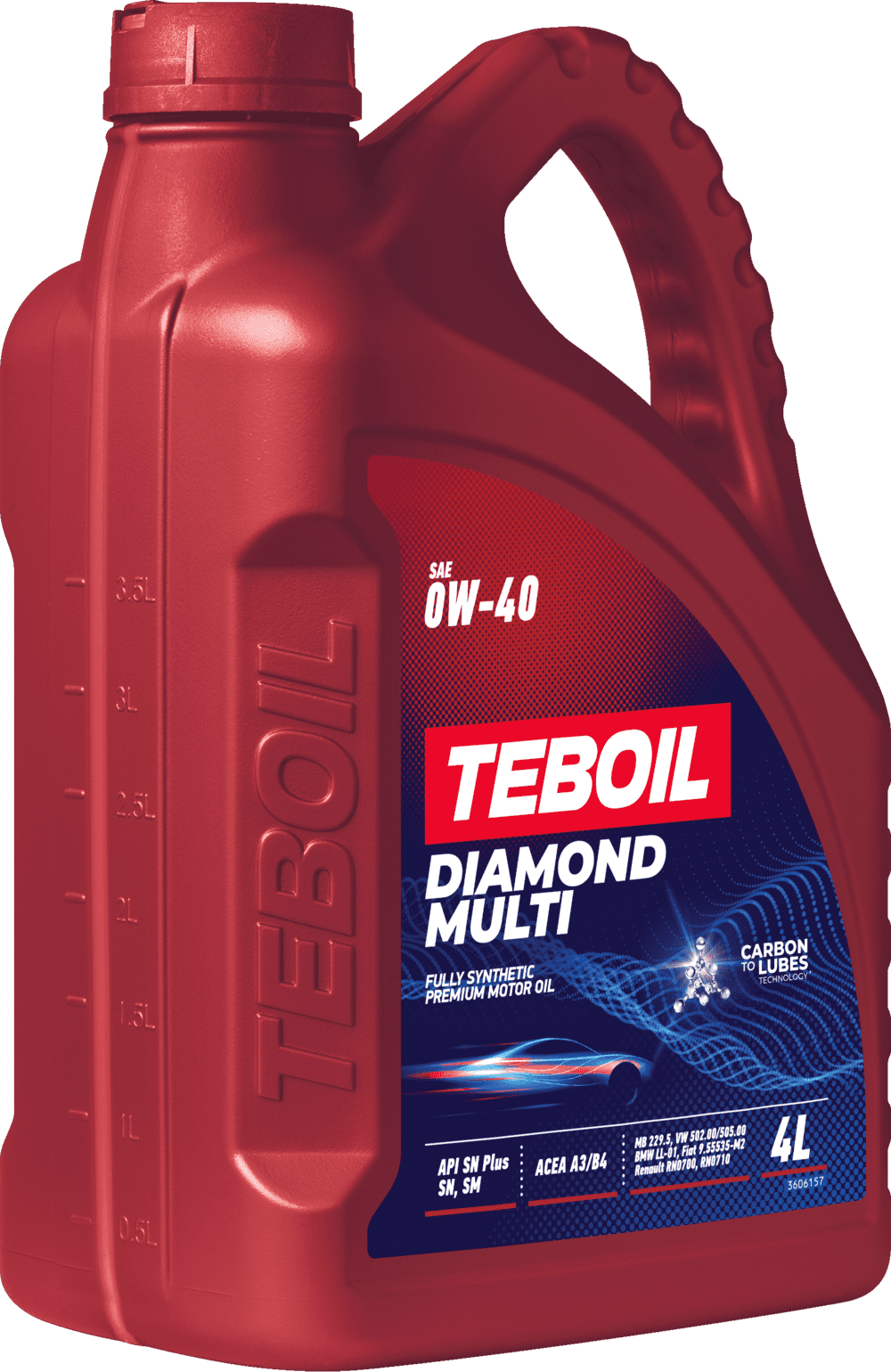 Моторное масло Teboil DIAMOND MULTI 0W-40 4 литра