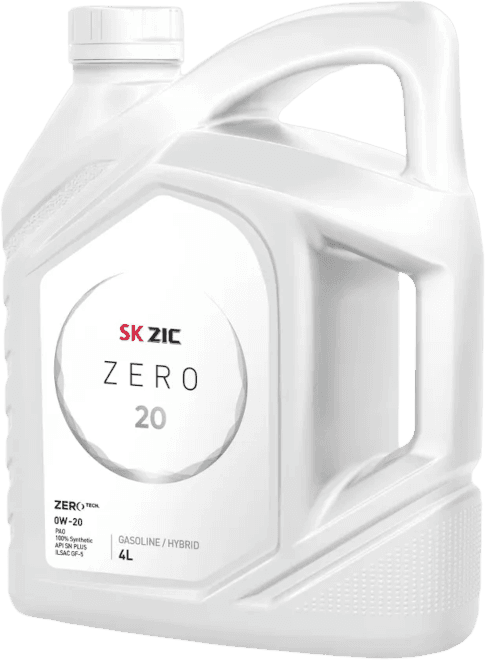 Моторное масло ZIC ZERO 20 0W-20 4 литра