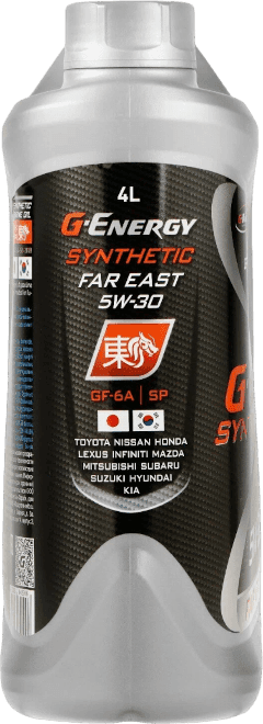 Моторное масло G-Energy Synthetic Far East 5W-30 4 литра