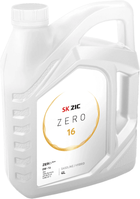 Моторное масло ZIC ZERO 16 0W-16 4 литра