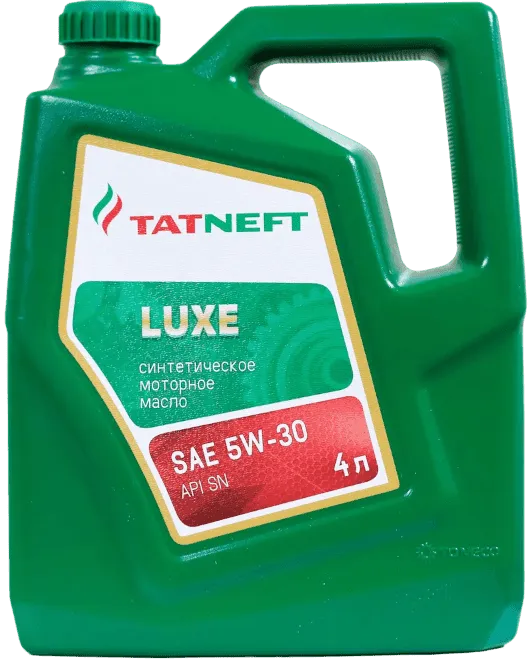 Моторное масло Татнефть Luxe 5W-30 4 литра Моторное масло Татнефть Luxe 5W-30 4 литра