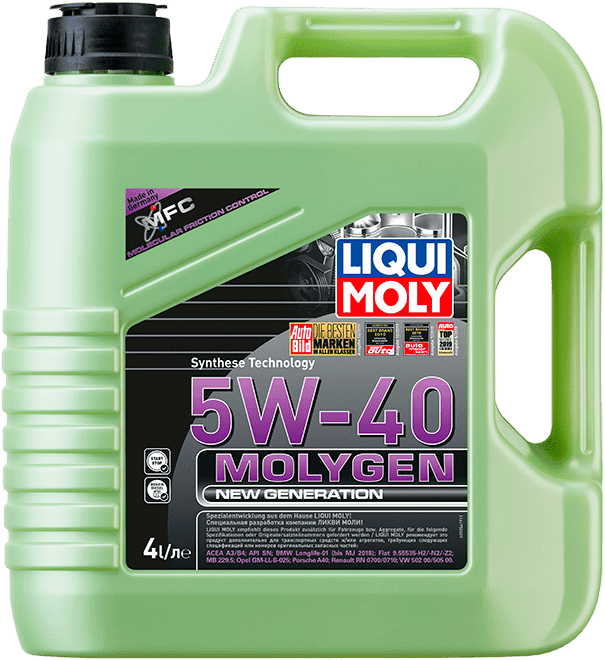 Моторное масло LIQUI MOLY Molygen New Generation 5W-40 4 литра