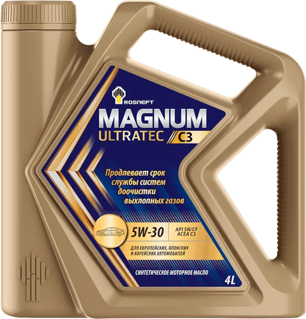 Моторное масло Rosneft Magnum Ultratec 5W-30 4 литра Моторное масло Rosneft Magnum Ultratec 5W-30 4 литра