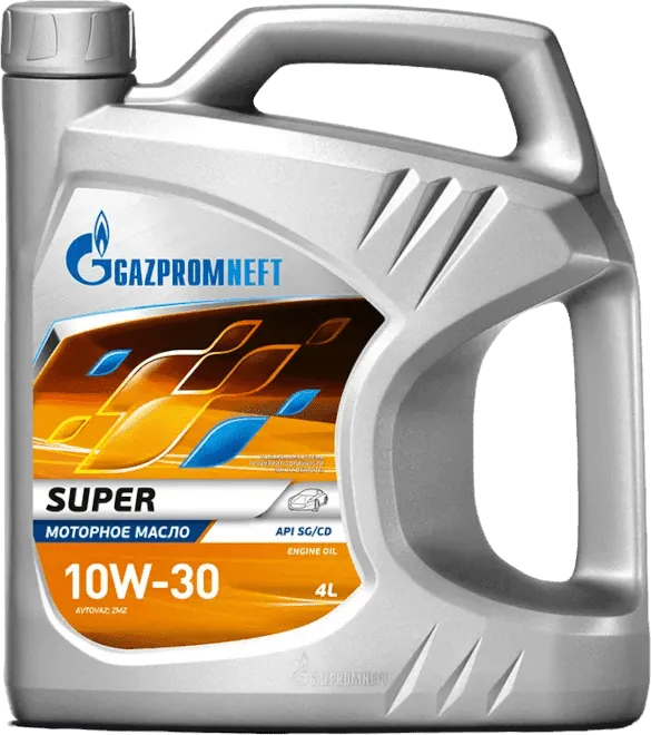 Моторное масло Gazpromneft Super 10W-30 4 литра Моторное масло Gazpromneft Super 10W-30 4 литра