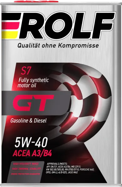 Моторное масло Rolf GT 5W-40 4 литра Моторное масло Rolf GT 5W-40 4 литра