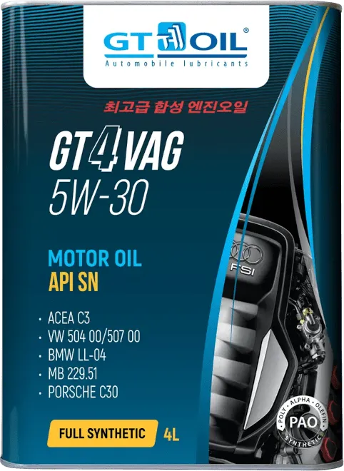 Моторное масло GT-OIL 4 VAG 5W-30 4 литра Моторное масло GT-OIL 4 VAG 5W-30 4 литра