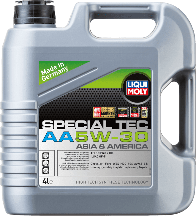 Моторное масло LIQUI MOLY Special Tec AA 5W-30 4 литра