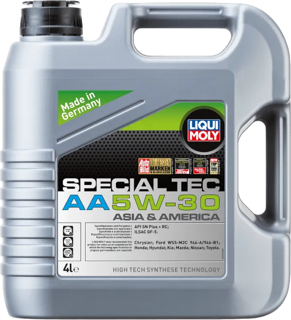 Моторное масло LIQUI MOLY Special Tec AA 5W-30 4 литра Моторное масло LIQUI MOLY Special Tec AA 5W-30 4 литра