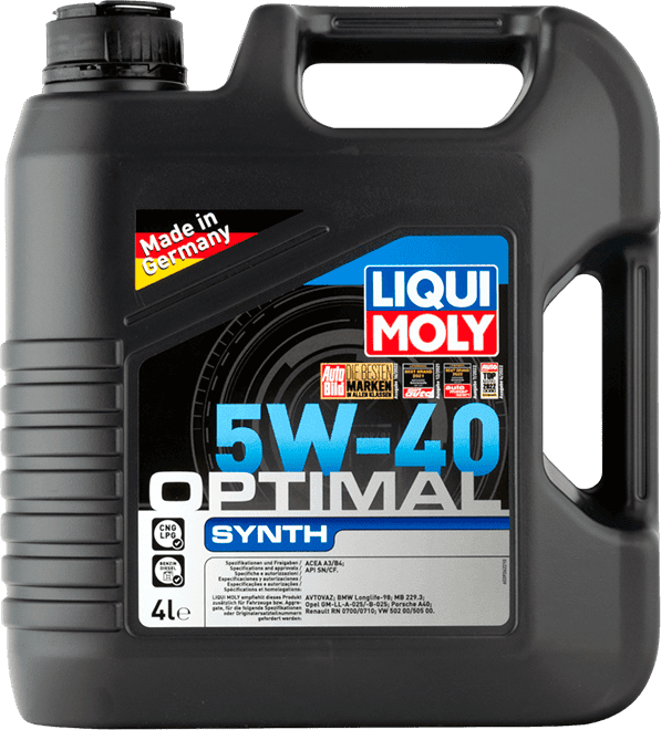 Моторное масло LIQUI MOLY Optimal Synth 5W-40 4 литра