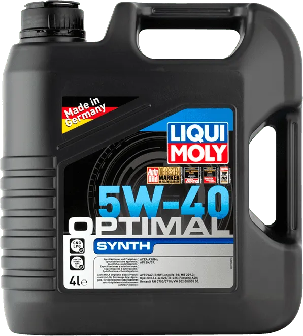 Моторное масло LIQUI MOLY Optimal Synth 5W-40 4 литра Моторное масло LIQUI MOLY Optimal Synth 5W-40 4 литра