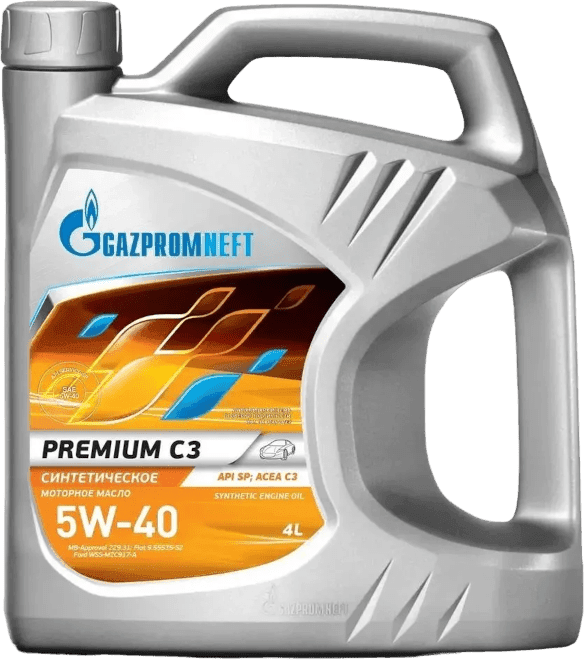 Моторное масло Gazpromneft Premium C3 5W-40 4 литра