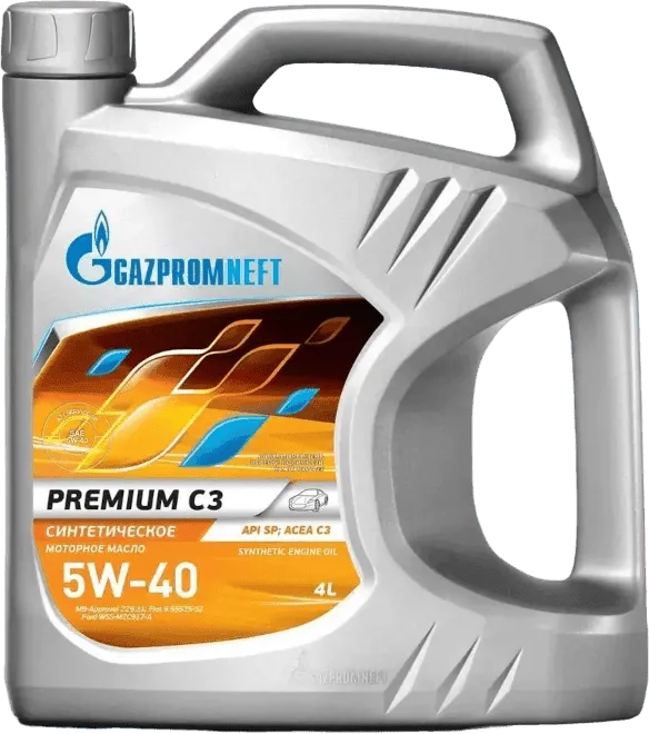 Моторное масло Gazpromneft Premium C3 5W-40 4 литра Моторное масло Gazpromneft Premium C3 5W-40 4 литра