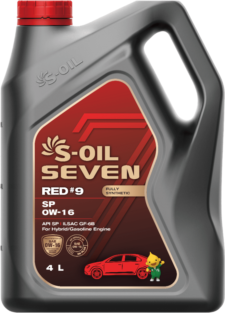 Моторное масло S-Oil Seven Red #9 0W-16 4 литра