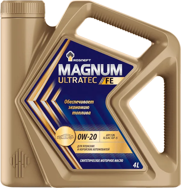 Моторное масло Rosneft Magnum Ultratec FE 0W-20 4 литра Моторное масло Rosneft Magnum Ultratec FE 0W-20 4 литра