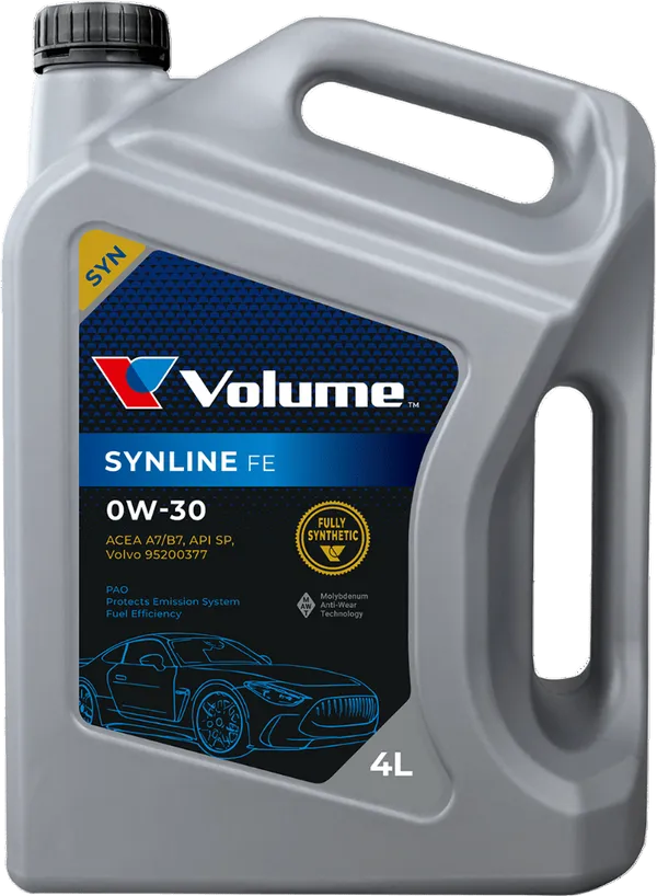 Моторное масло Volume SynLine FE 0W-30 4 литра Моторное масло Volume SynLine FE 0W-30 4 литра