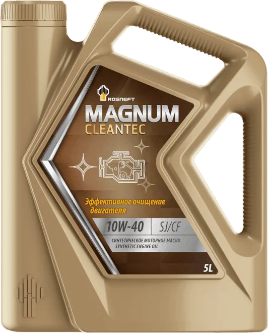 Моторное масло Rosneft Magnum Cleantec 10W-40 5 литров