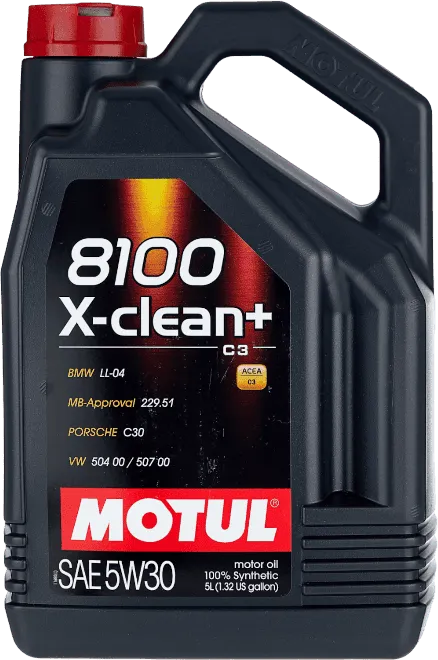 Моторное масло Motul 8100 X-CLEAN+ 5W-30 5 литров Моторное масло Motul 8100 X-CLEAN+ 5W-30 5 литров