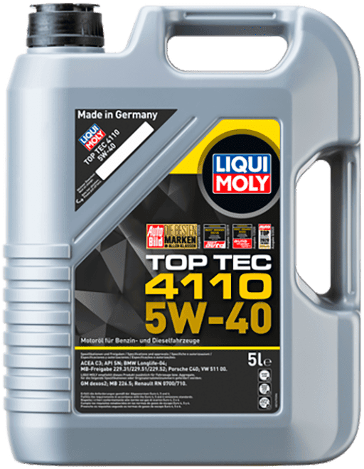 Моторное масло LIQUI MOLY Top Tec 4110 5W-40 5 литров