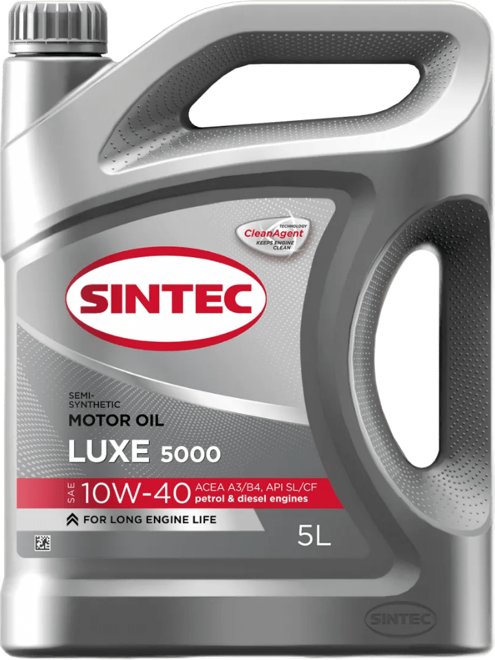 Моторное масло SINTEC Luxe 5000 10W-40 5 литров