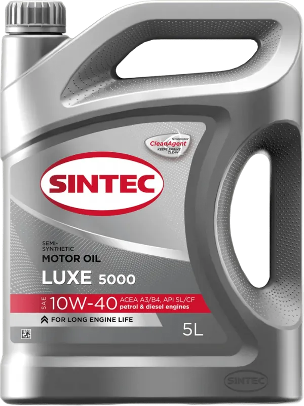 Моторное масло SINTEC Luxe 5000 10W-40 5 литров Моторное масло SINTEC Luxe 5000 10W-40 5 литров