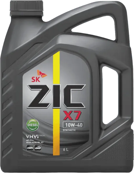 Моторное масло ZIC X7 Diesel 10W-40 6 литров Моторное масло ZIC X7 Diesel 10W-40 6 литров