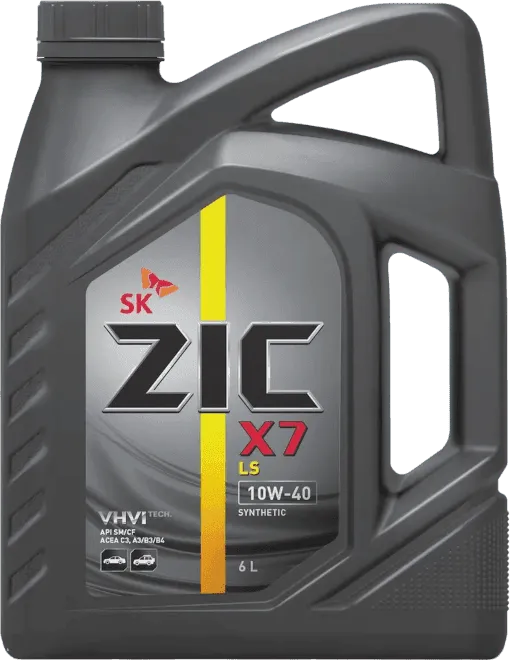 Моторное масло ZIC X7 LS 10W-40 6 литров Моторное масло ZIC X7 LS 10W-40 6 литров