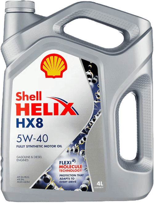 Моторное масло SHELL Helix HX8 5W-40 4 литра